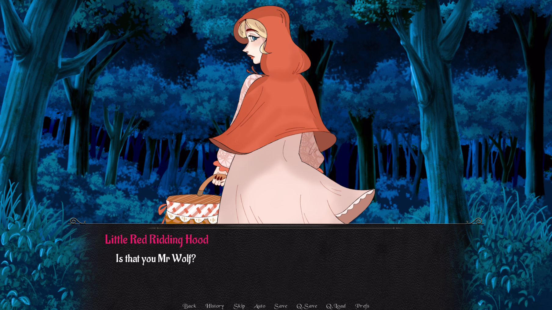VN Ren'Py Completed How Little Red Ridding Hood XOXO the Big Bad Wolf [v1.0] [Little Reds Helper] screenshot