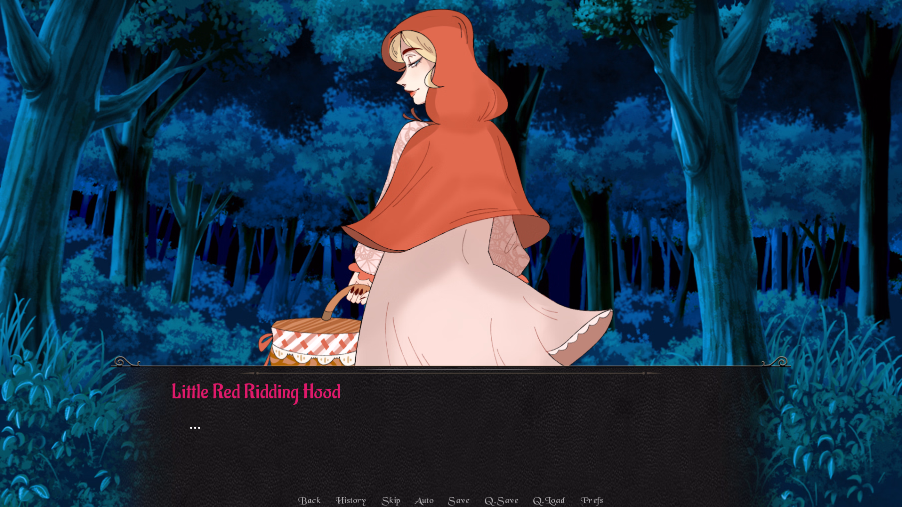 VN Ren'Py Completed How Little Red Ridding Hood XOXO the Big Bad Wolf [v1.0] [Little Reds Helper] screenshot