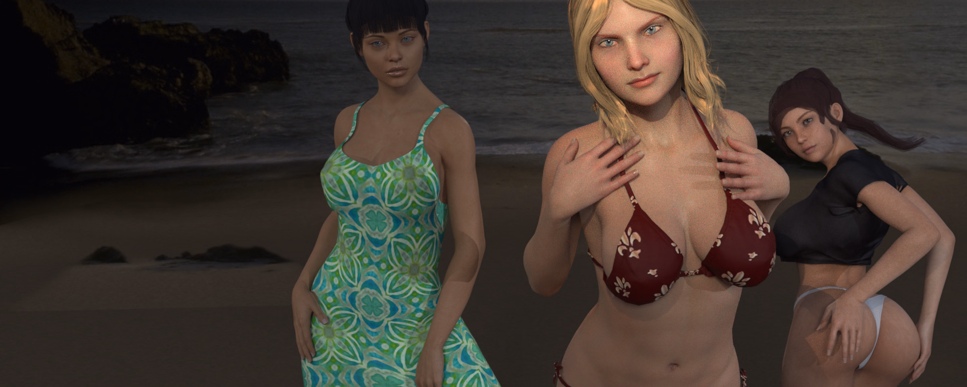 VN Ren'Py A Trip to Paradise [v0.2] [CGstudios]