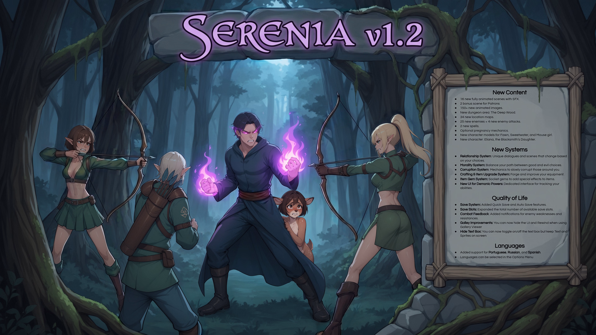 Ren'Py Serenia [v1.2c Fix] [OffWhite Studios] screenshot