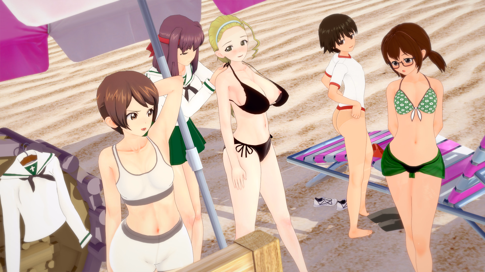 VN Ren'Py Girls und Panzer der Panzussy die Film [v0.10] [Upforkilling] screenshot